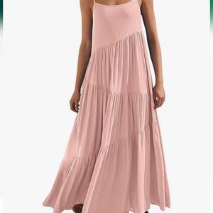 Grace Karin Blush Pink Maxi Dress